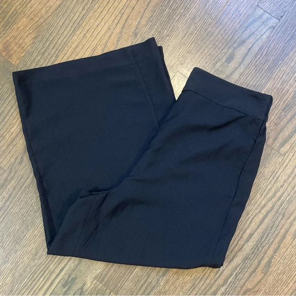Madewell Huston Pull On Crop Wide Leg High Rise Black Pants Small - Picture 3 of 13